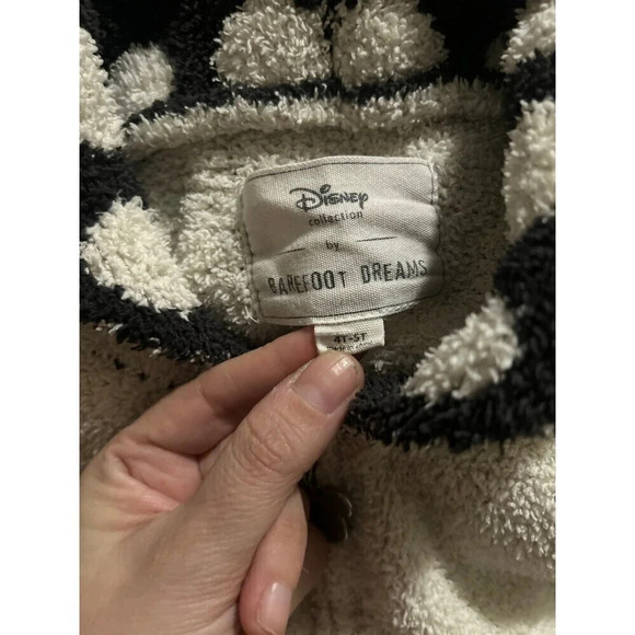 Barefoot Dreams Disney Minnie Mouse CozyChic Kids Bath Robe size 4-5 - Picture 5 of 8